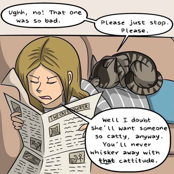 Behind the GIFs Chapter 20 page 3 - Chapter 20 : Cat Puns - Kat Swenski
