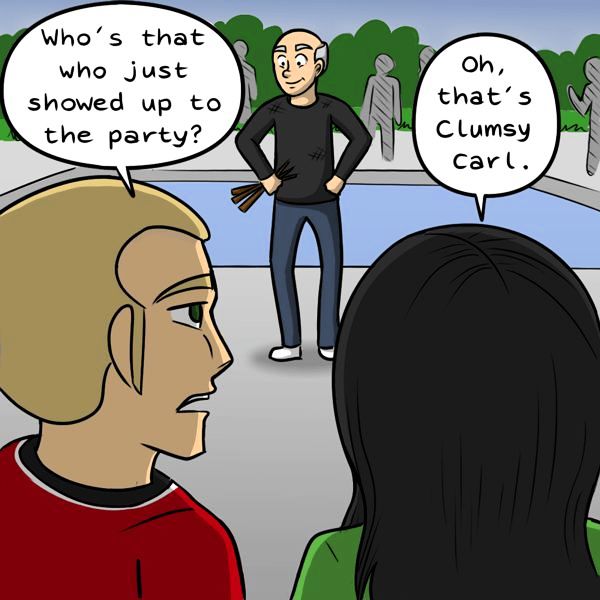 Behind the GIFs Chapter 31 page 2 - Chapter 31 : Clumsy Carl - Kat Swenski