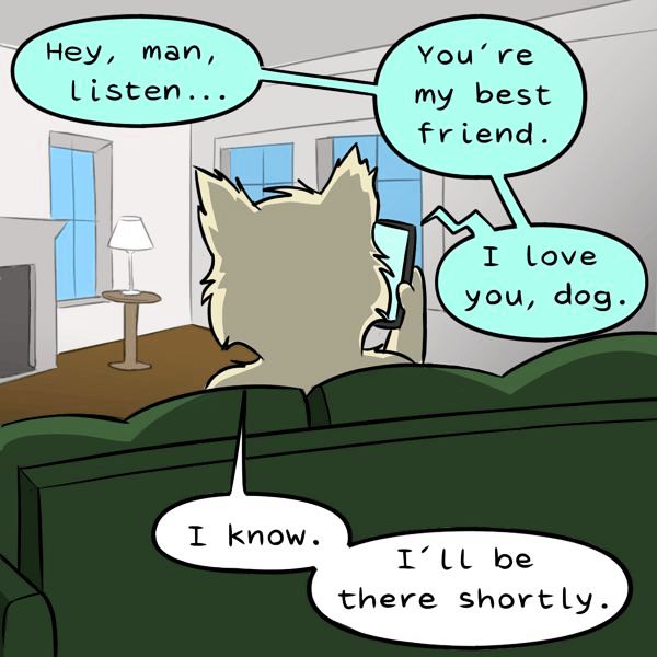 Behind the GIFs Chapter 32 page 10 - Chapter 32 : Man's Best Friend - Kat Swenski