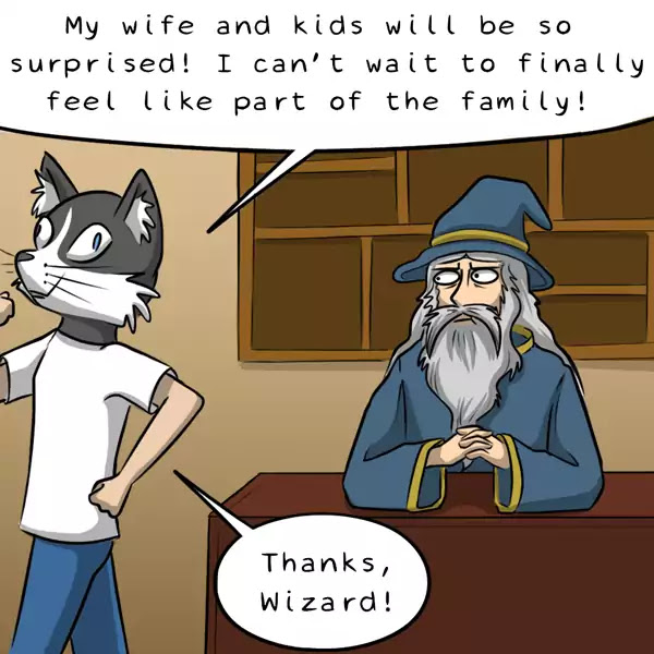 Behind the GIFs Chapter 344 page 8 - Chapter 344: The Wizard and Some Guy - Kat Swenski