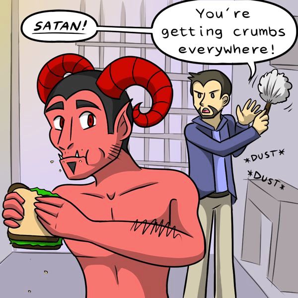 Behind the GIFs Chapter 40 page 2 - Chapter 40 : Living with Satan - Kat Swenski