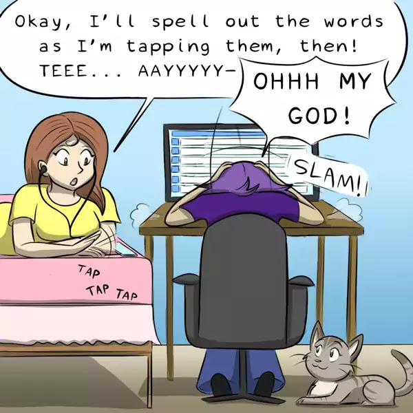 Behind the GIFs Chapter 403 page 9 - Chapter 403: Methods Of Communication - Kat Swenski