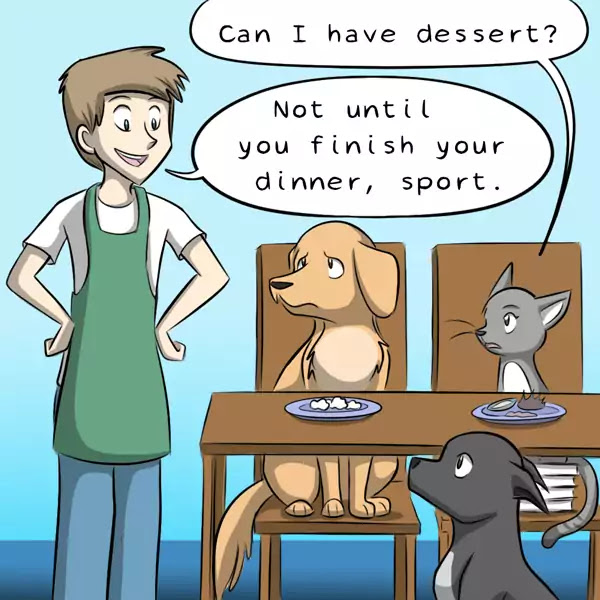 Behind the GIFs Chapter 404 page 2 - Chapter 404: Dessert First - Kat Swenski