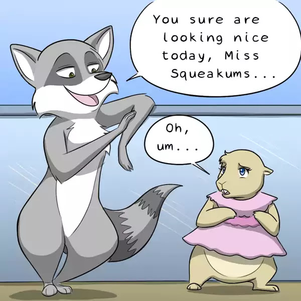 Behind the GIFs Chapter 407 page 2 - Chapter 407: Miss Squeakums - Kat Swenski