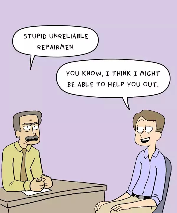Behind the GIFs Chapter 424 page 6 - Chapter 424: The Interview - AC Stuart