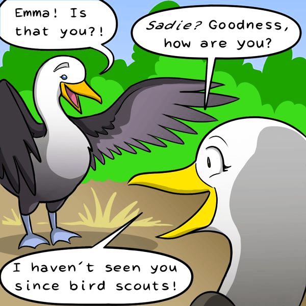 Behind the GIFs Chapter 56 page 2 - Chapter 56 : Bird Scouts - Kat Swenski