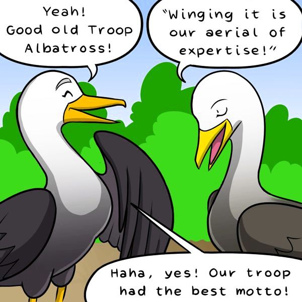 Behind the GIFs Chapter 56 page 3 - Chapter 56 : Bird Scouts - Kat Swenski