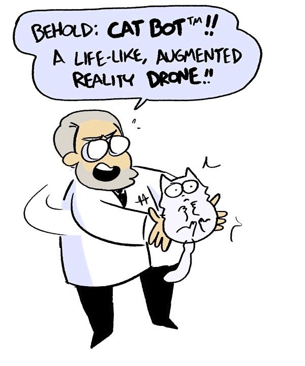 Behind the GIFs Chapter 61 page 3 - Chapter 61 : Cat Bot(tm) - Andy Stuart