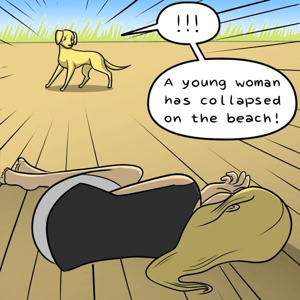 Behind the GIFs Chapter 63 page 5 - Chapter 63 : Lifeguard Dog - Kat Swenski