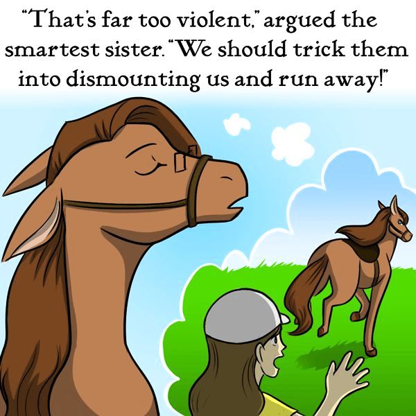 Behind the GIFs Chapter 91 page 5 - Chapter 91 : The Three Horse Sisters - Kat Swenski