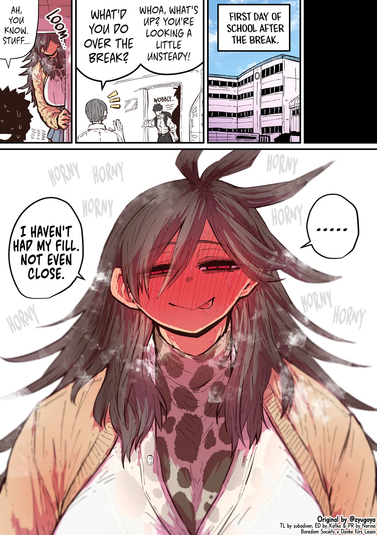 Being Targeted by Hyena-chan Chapter 14 page 1 - Chapter 14