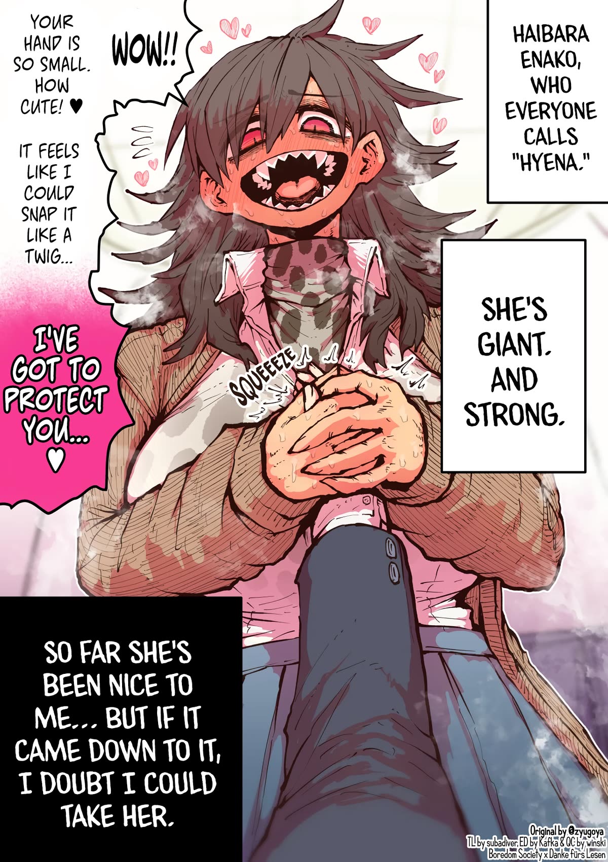 Being Targeted by Hyena-chan Chapter 2 page 1 - Chapter 2