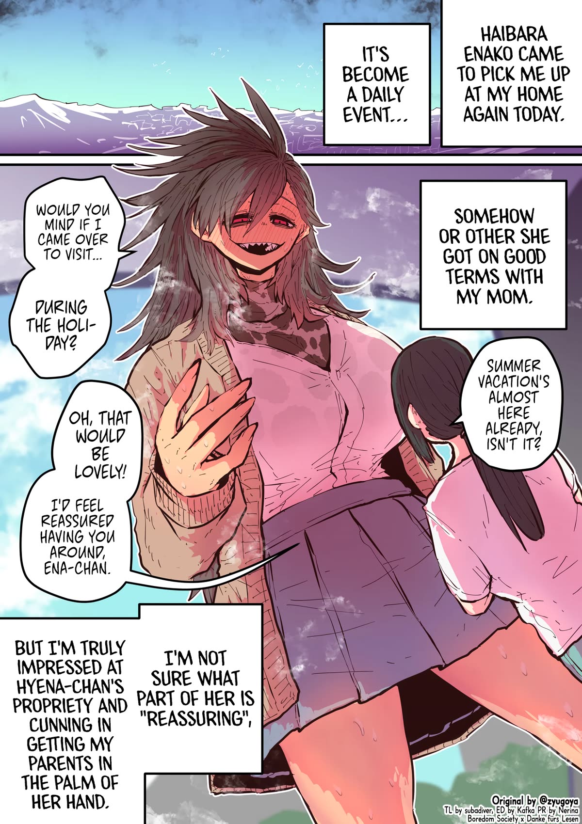 Being Targeted by Hyena-chan Chapter 22 page 1 - Chapter 22