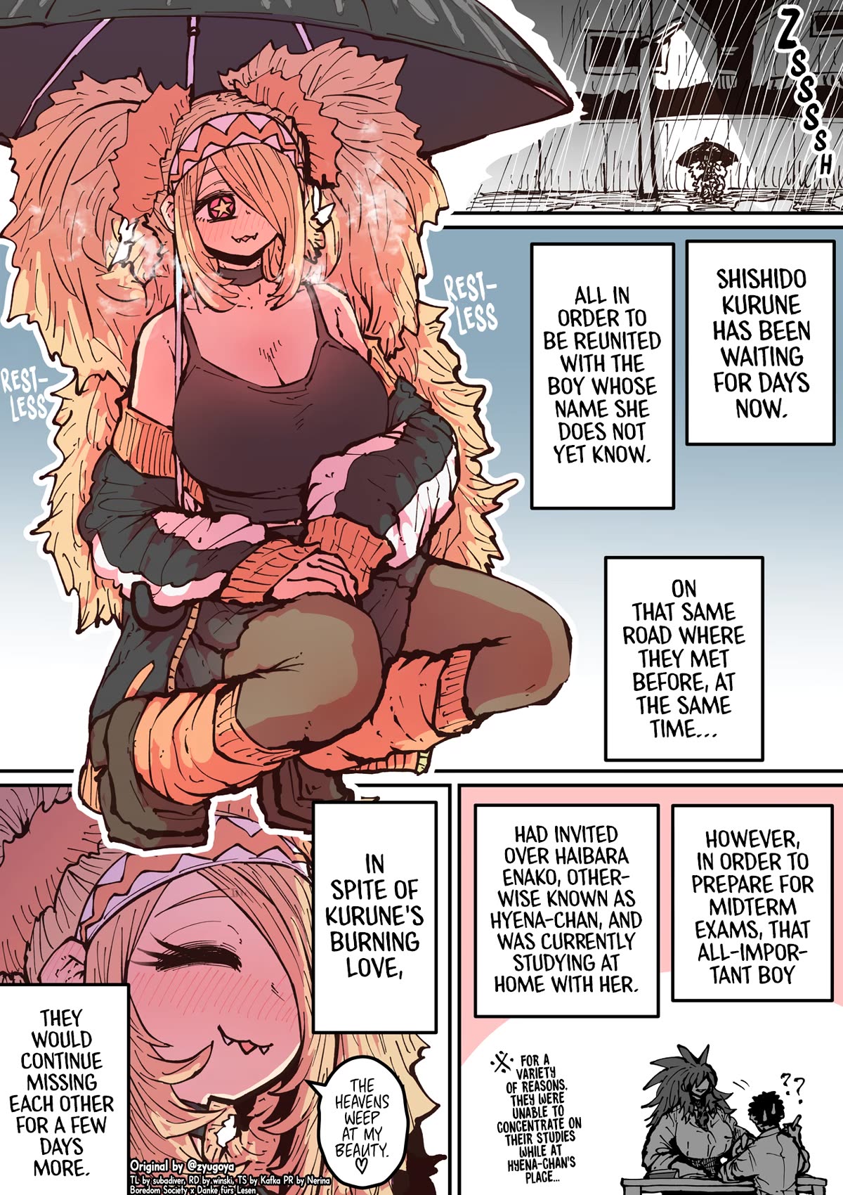 Being Targeted by Hyena-chan Chapter 23 page 1 - Chapter 23
