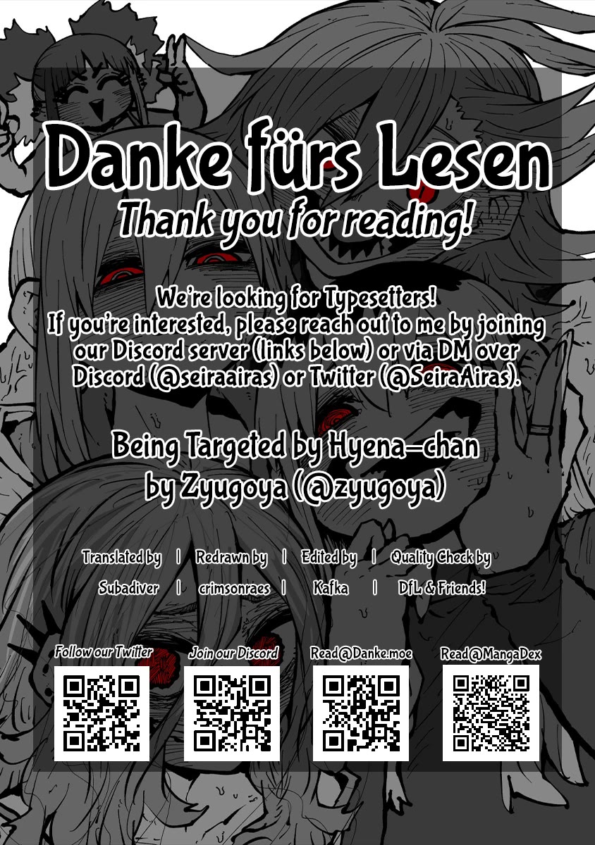 Being Targeted by Hyena-chan Chapter 32 page 3 - Chapter 32