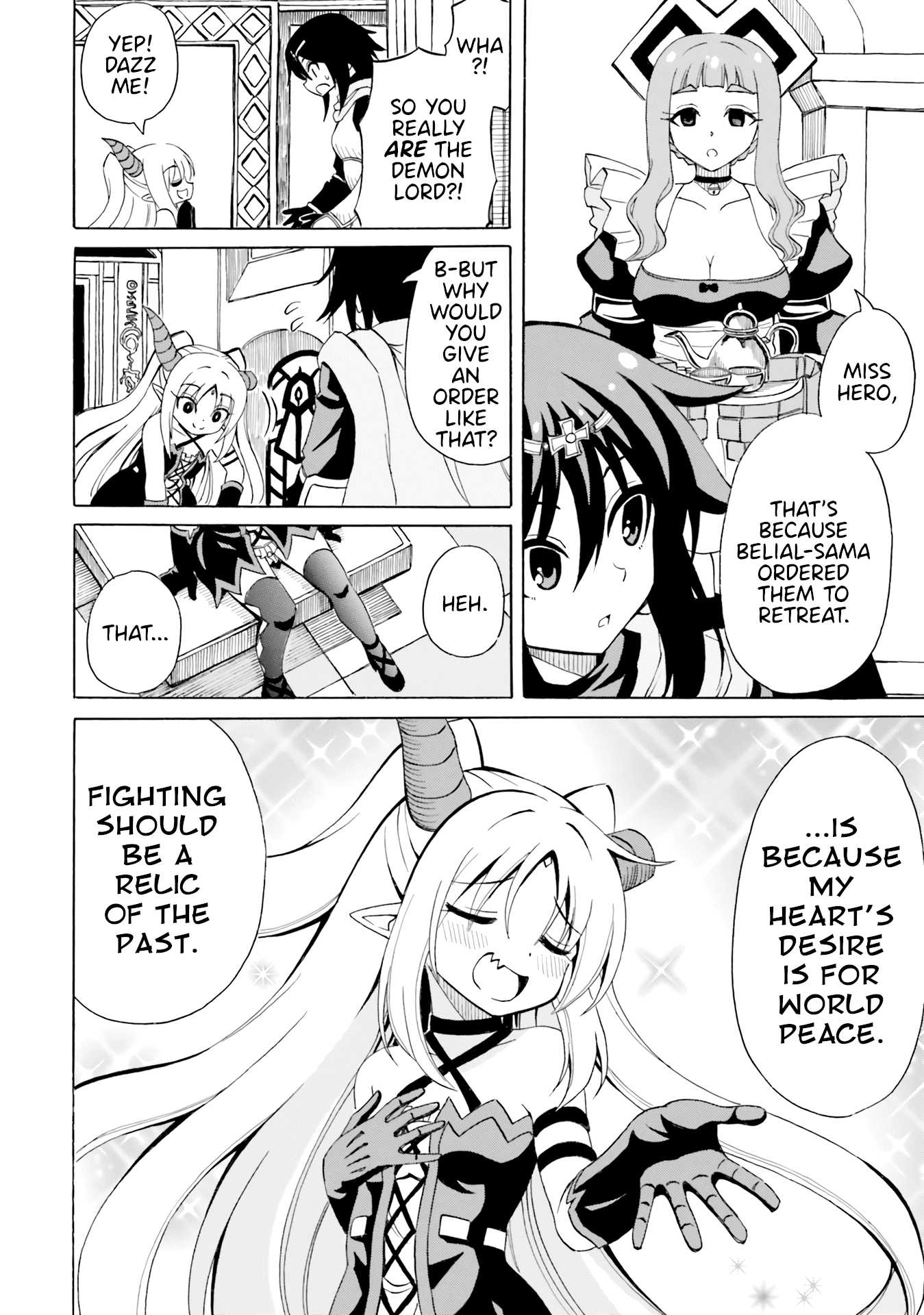 Belial-sama wa Shitennou no Naka demo xx Chapter 19 page 5 - Chapter 19: Belial-Sama is one of the Four Heavenly Generals, but She's XX [END]