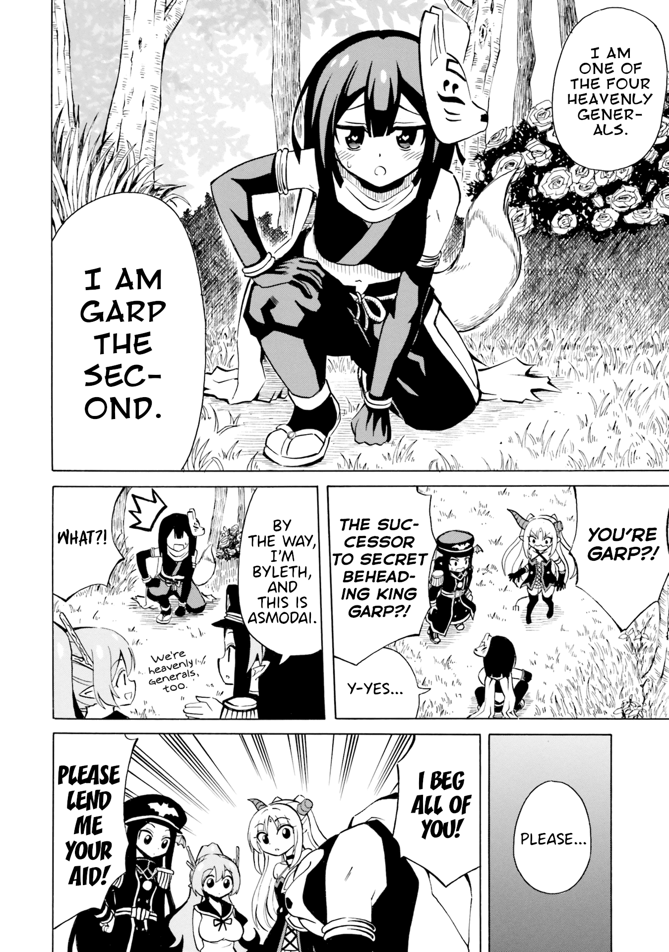 Belial-sama wa Shitennou no Naka demo xx Chapter 9 page 10 - Chapter 9: Belial-Sama and Garp