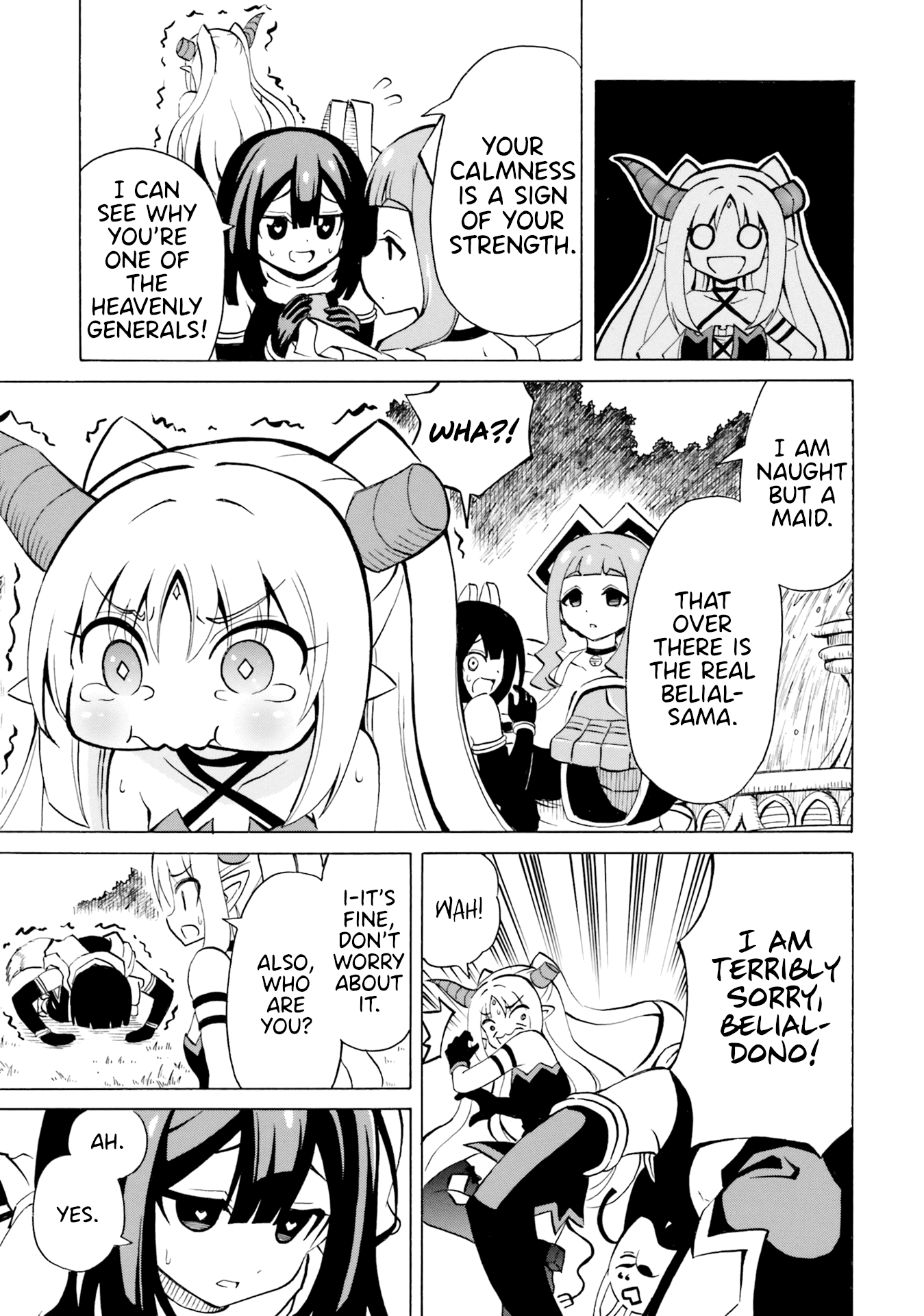 Belial-sama wa Shitennou no Naka demo xx Chapter 9 page 9 - Chapter 9: Belial-Sama and Garp