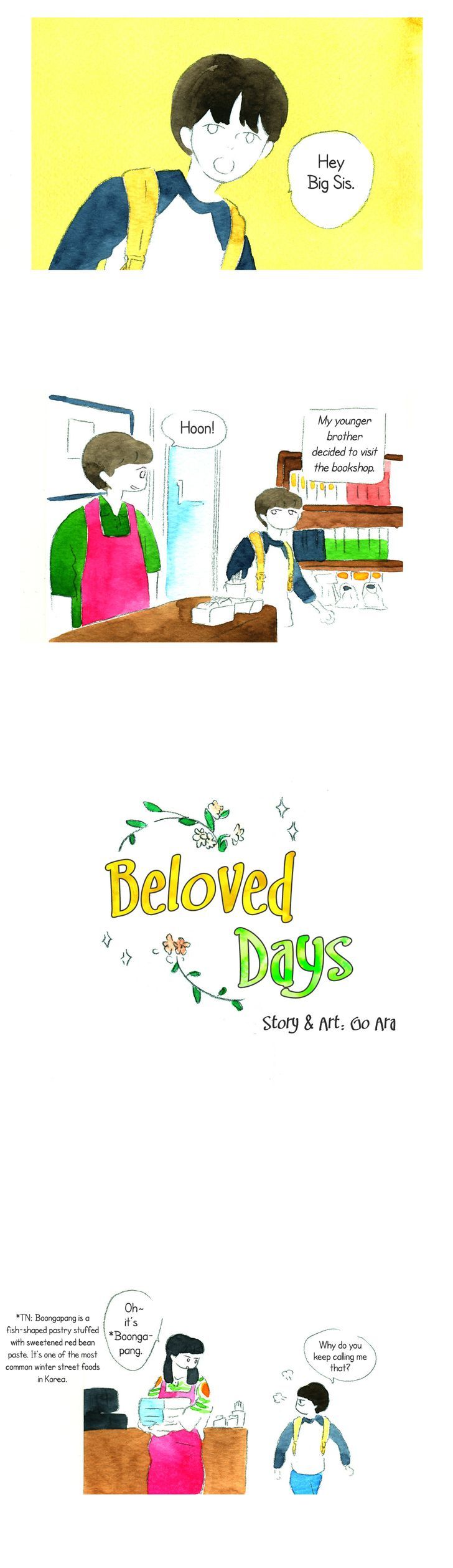 Beloved days Chapter 4 page 1 - Chapter 4 : Chapter 3