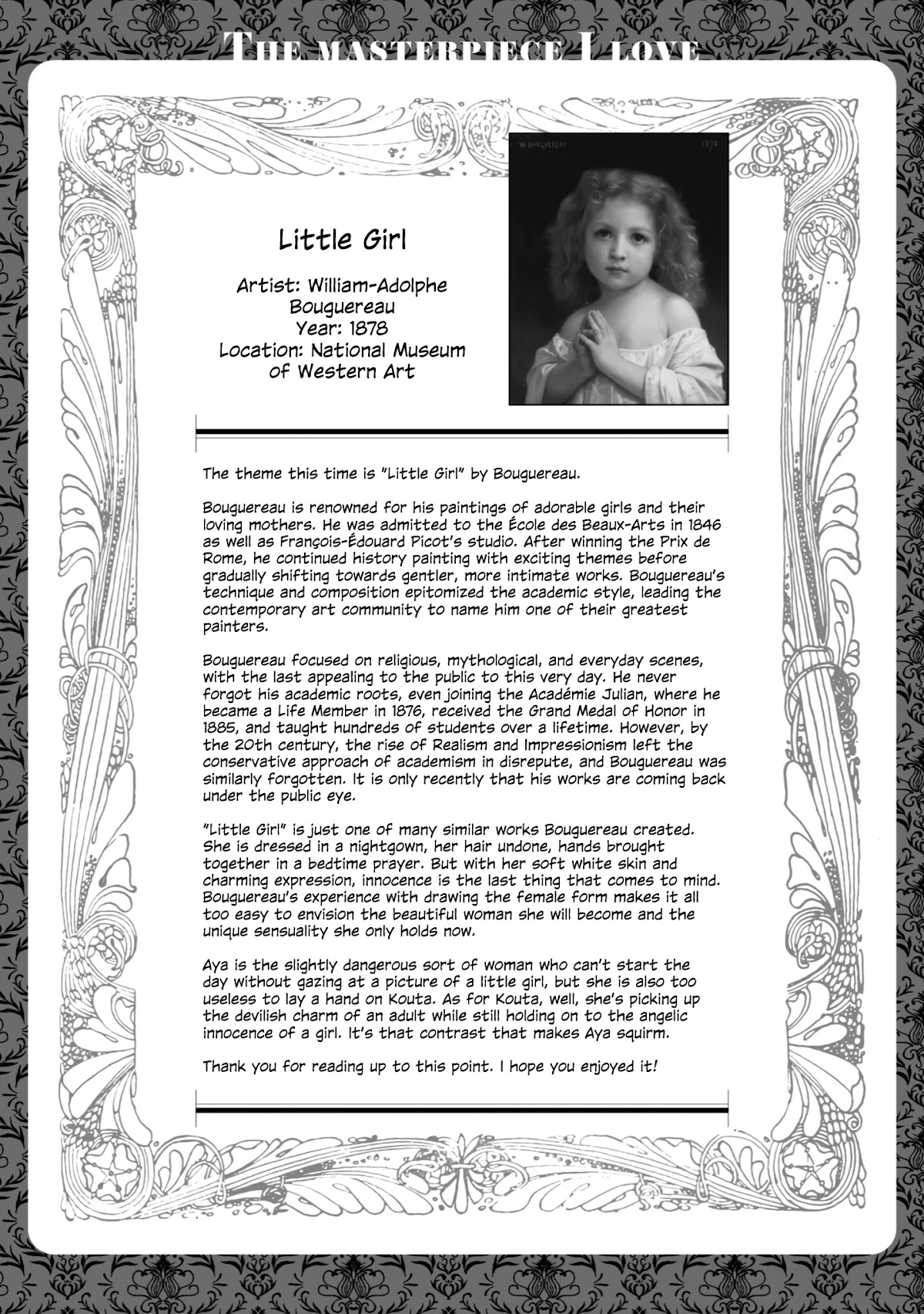 Beloved Paintings Chapter 12 page 14 - Chapter 12: Little Girl