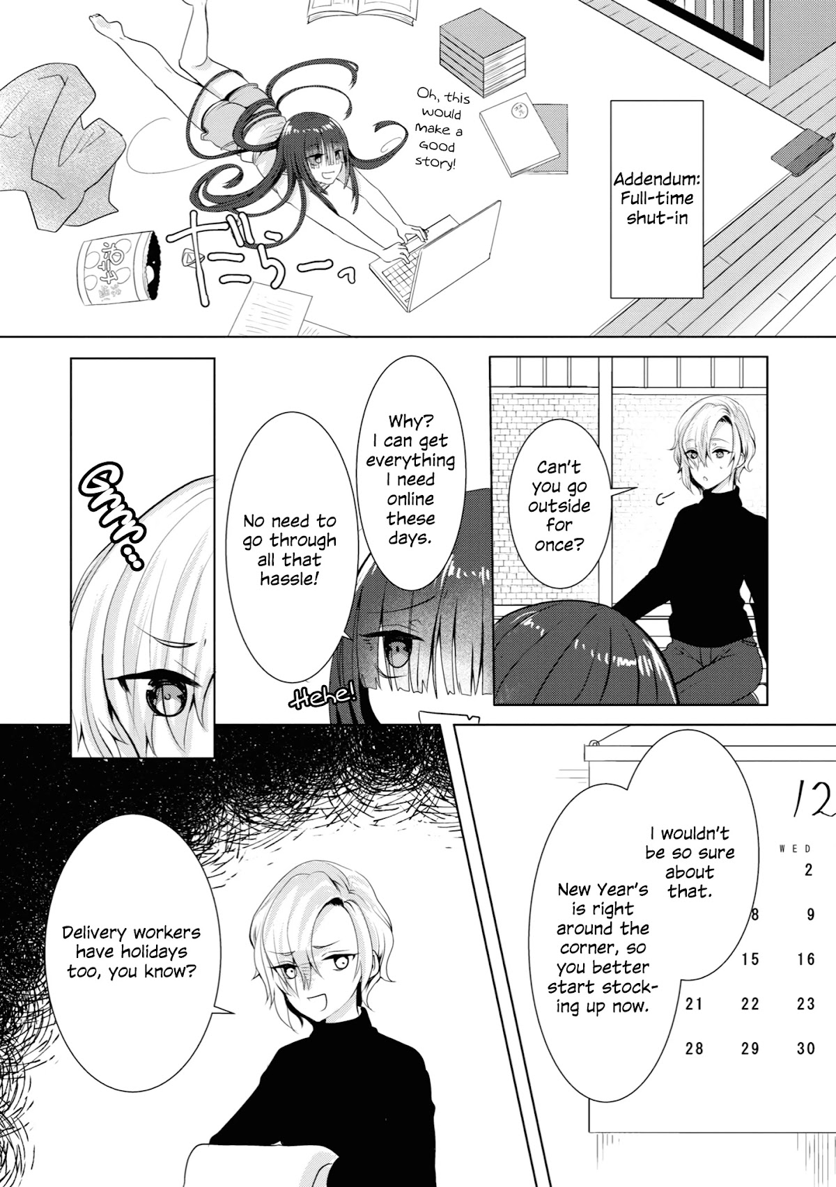 Beloved Paintings Chapter 14 page 5 - Chapter 14: Lovers Walking in the Snow