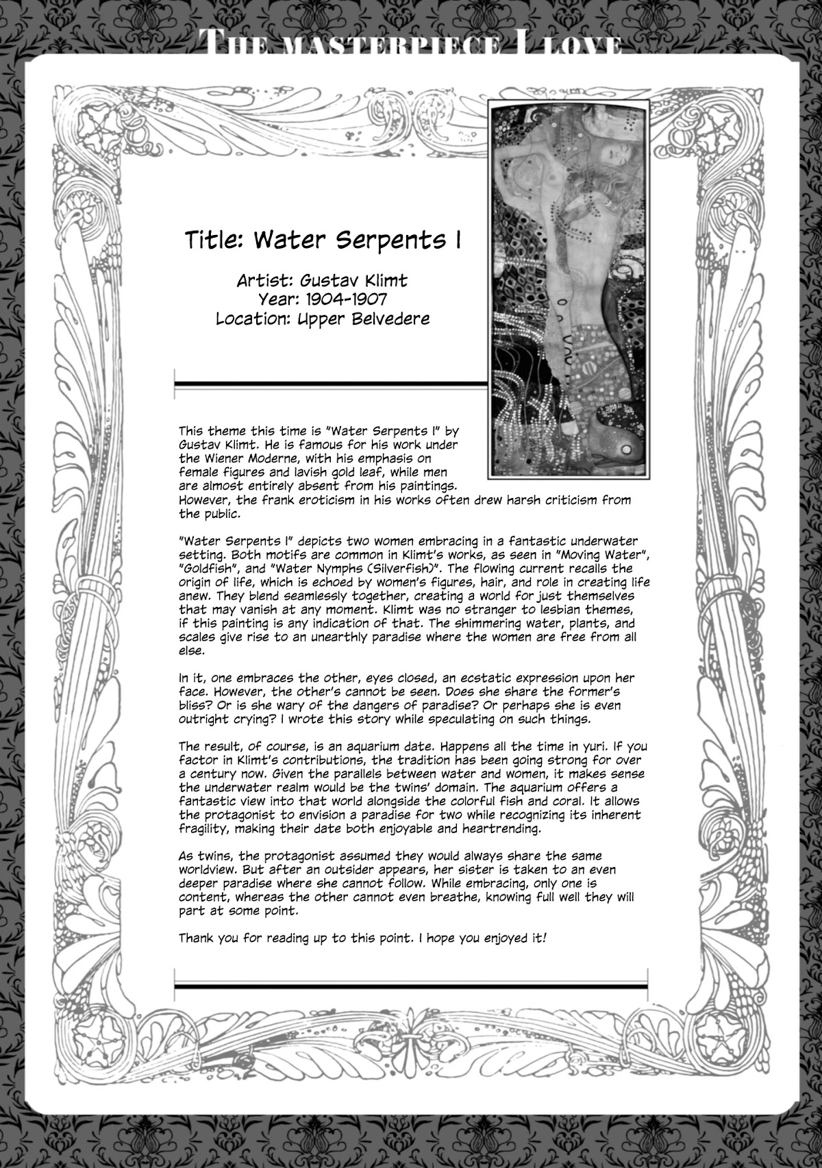 Beloved Paintings Chapter 6 page 18 - Chapter 6: Water Serpents I
