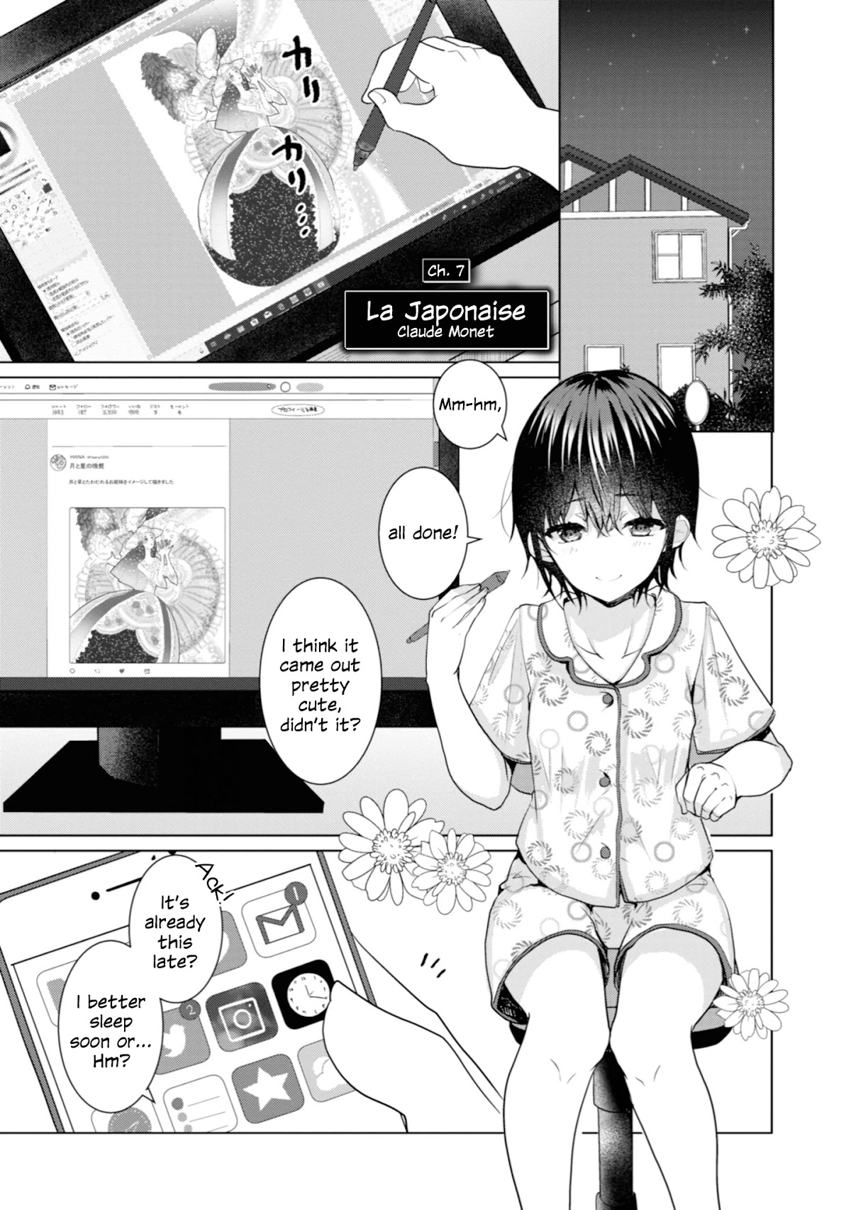 Beloved Paintings Chapter 7 page 1 - Chapter 7: La Japonaise