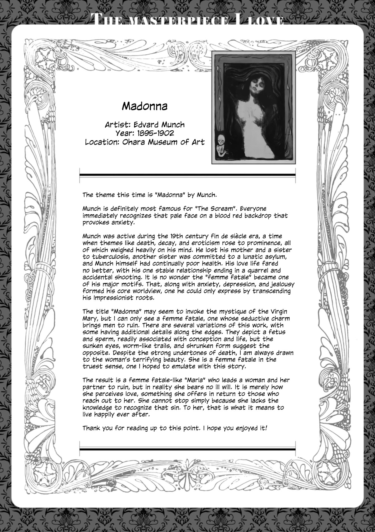 Beloved Paintings Chapter 8 page 18 - Chapter 8: Madonna
