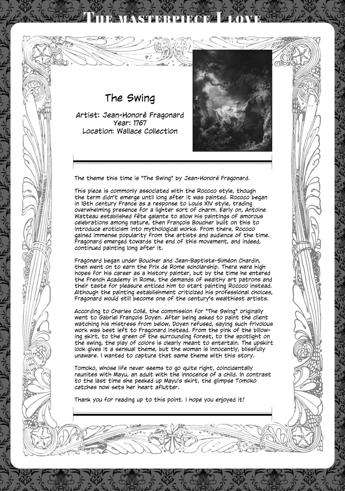 Beloved Paintings Chapter 9 page 14 - Chapter 9: The Swing