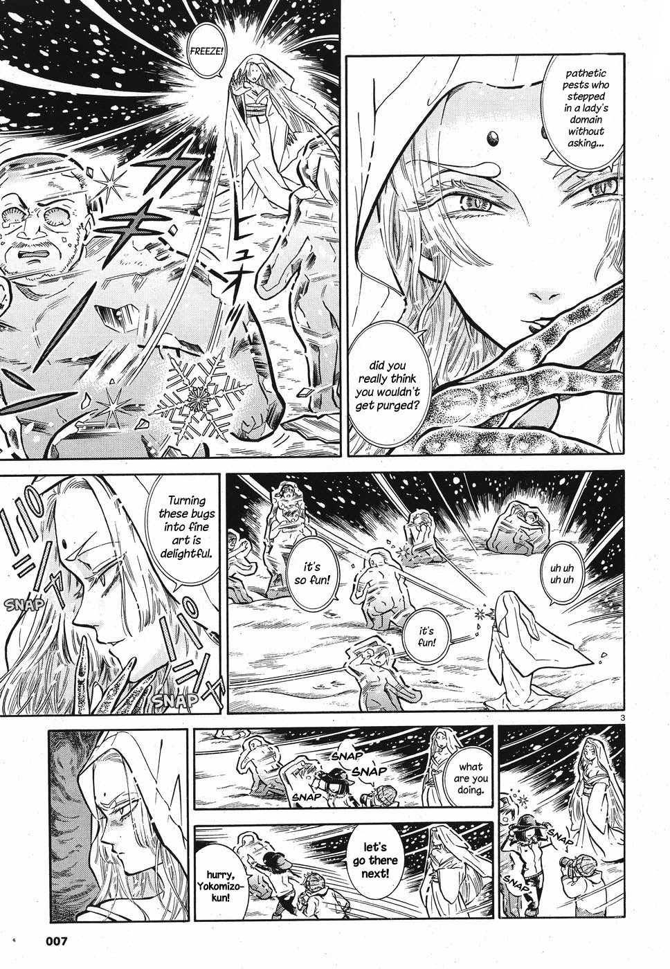 Beni Tsubaki Chapter 1 page 3 - Chapter 1: Yuki-Onna: Japan