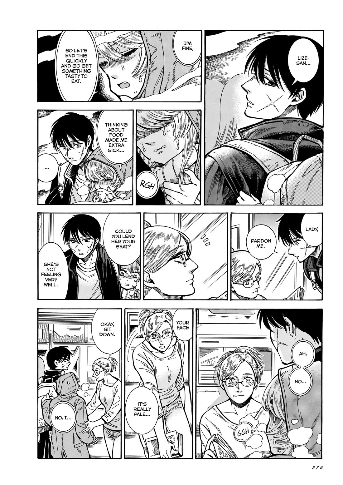 Beni Tsubaki Chapter 11 page 4 - Chapter 11: Go by Train! Go Glasgow!