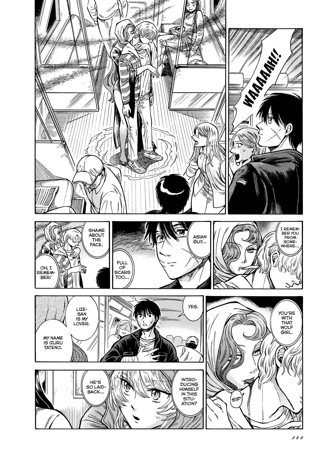 Beni Tsubaki Chapter 11 page 8 - Chapter 11: Go by Train! Go Glasgow!