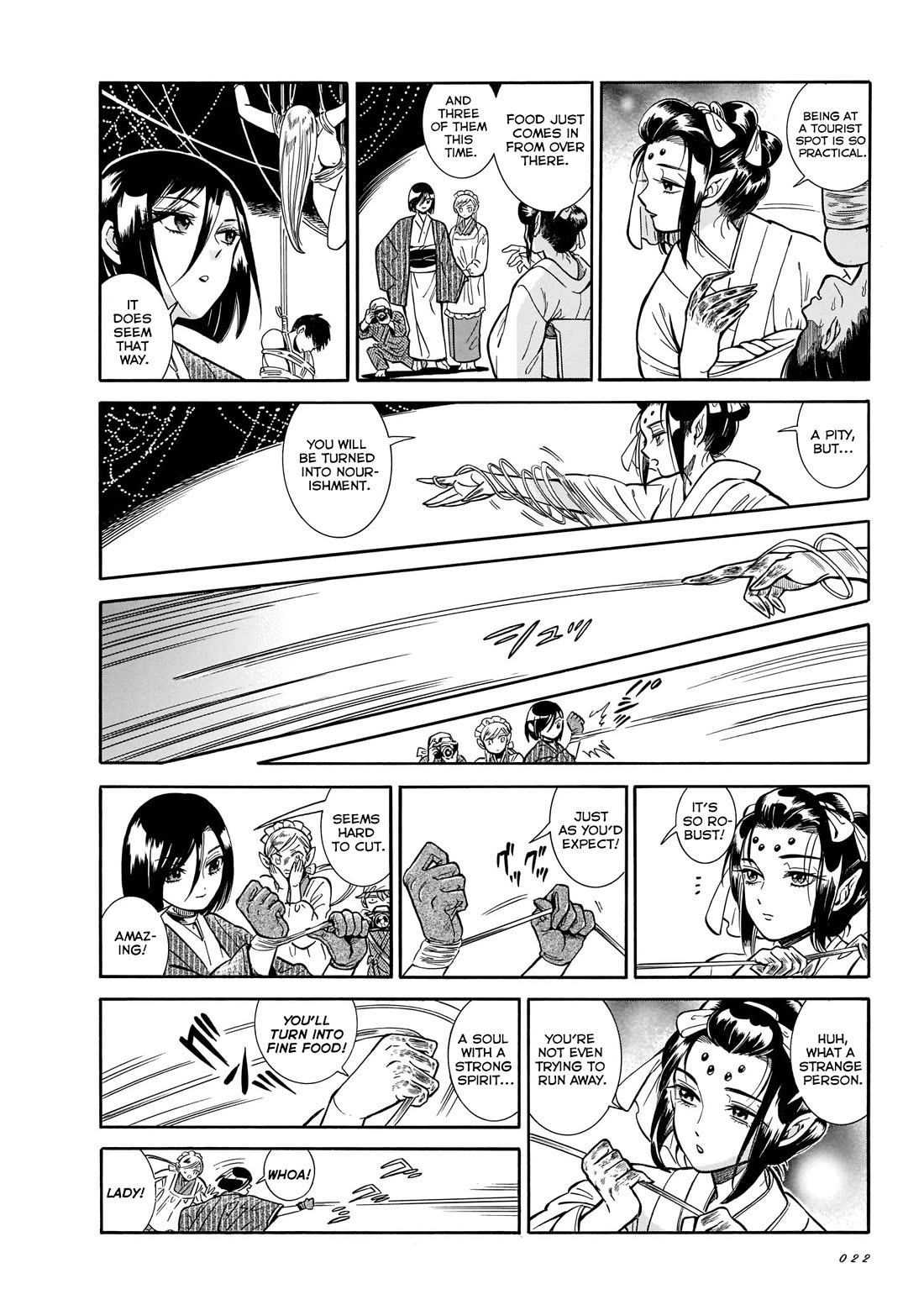 Beni Tsubaki Chapter 13 page 10 - Chapter 13: Bondage! The Mystery of Jorōgumo