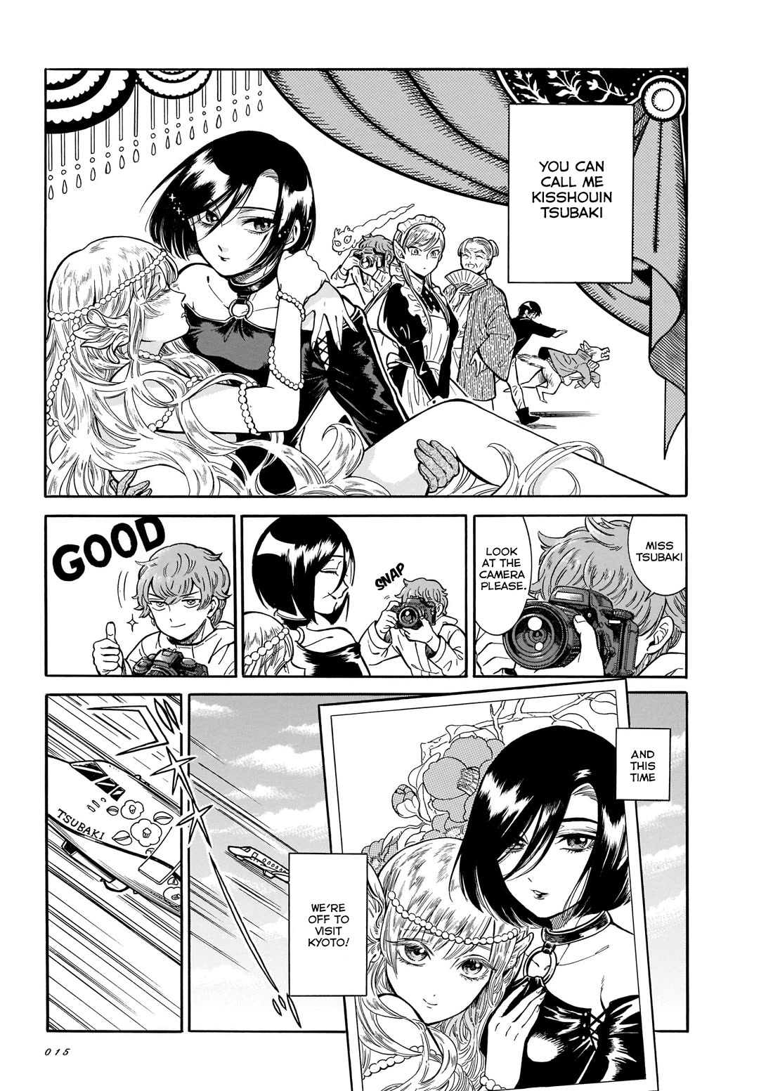 Beni Tsubaki Chapter 13 page 3 - Chapter 13: Bondage! The Mystery of Jorōgumo