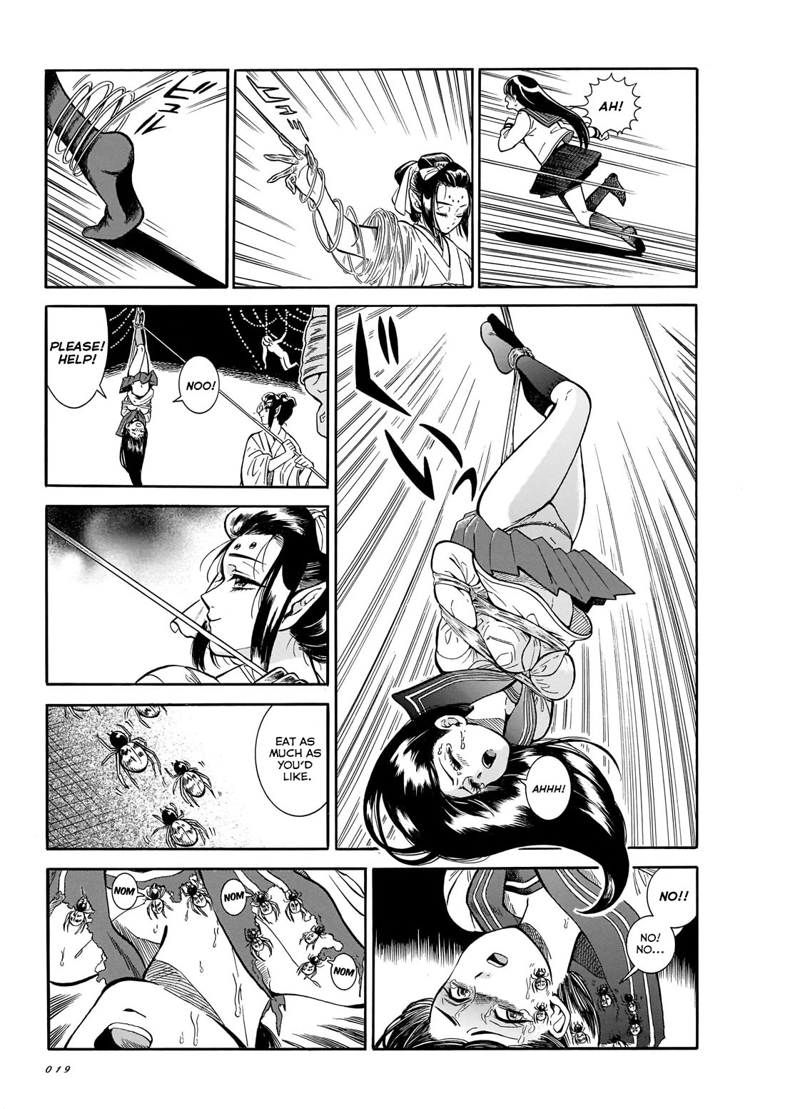 Beni Tsubaki Chapter 13 page 7 - Chapter 13: Bondage! The Mystery of Jorōgumo