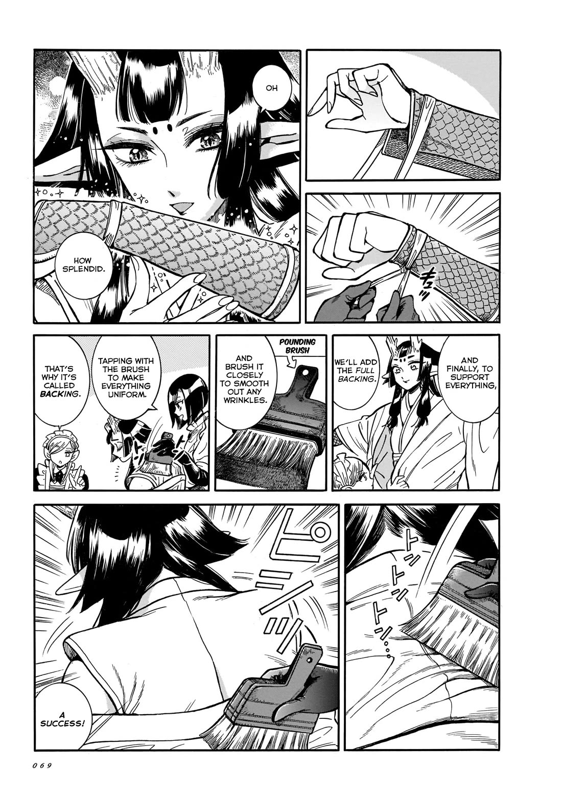 Beni Tsubaki Chapter 15 page 11 - Chapter 15: Ryūjin: Hanging Scroll Restoration - Second half