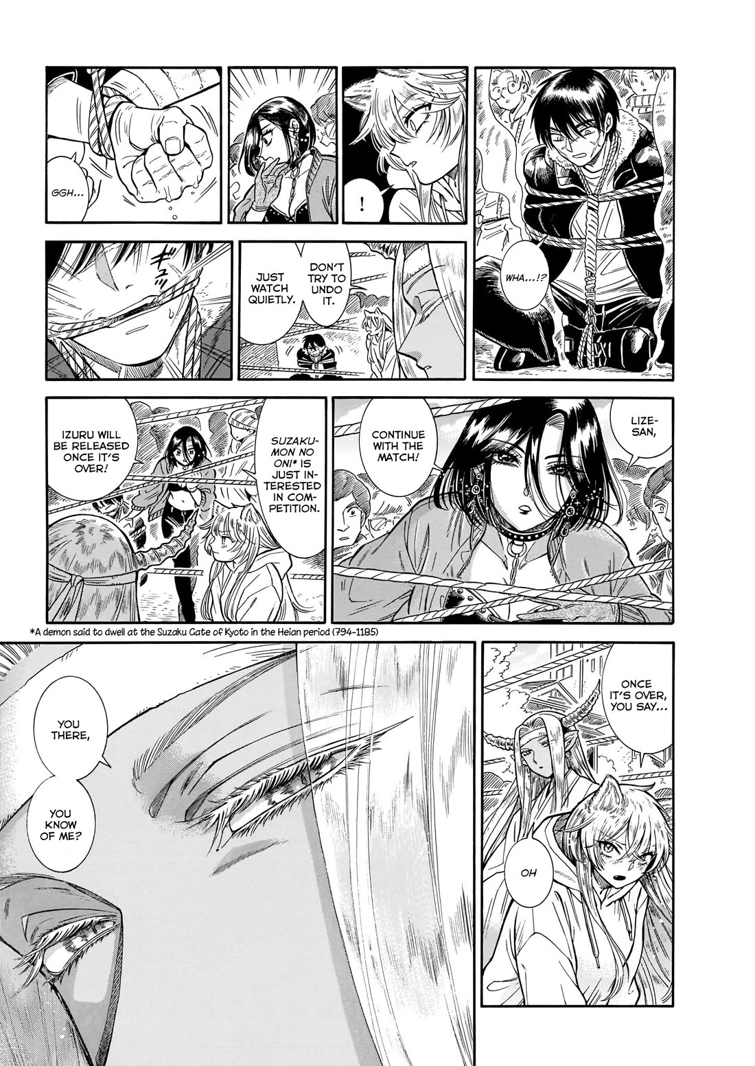Beni Tsubaki Chapter 23 page 9 - Chapter 23: Glamorous Party! Strip Jaken