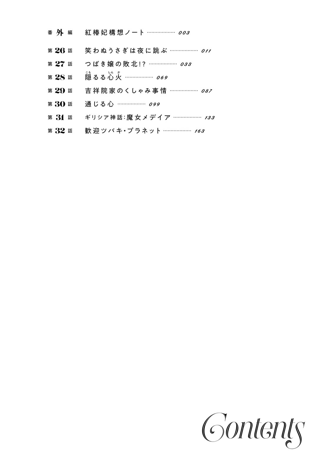 Beni Tsubaki Chapter 25.9 page 3 - Chapter 25.9: Beni Tsubaki concept notes