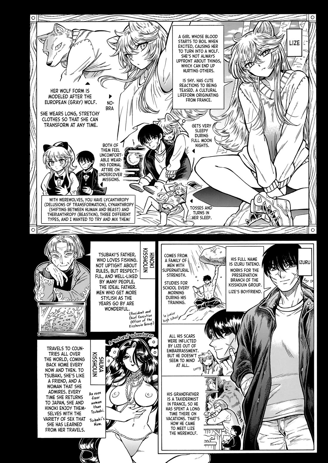 Beni Tsubaki Chapter 25.9 page 9 - Chapter 25.9: Beni Tsubaki concept notes