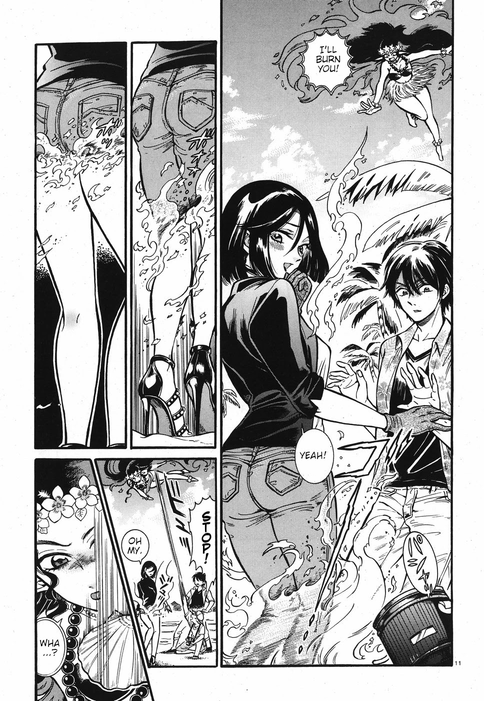Beni Tsubaki Chapter 3 page 11 - Chapter 3: Goddess Pele: Hawaii
