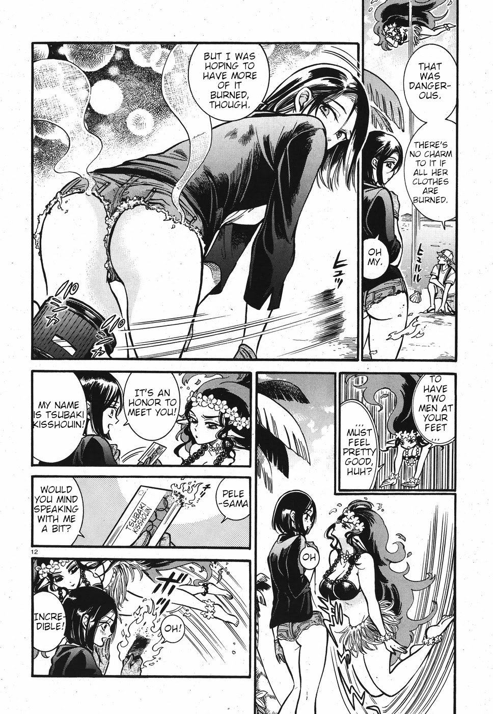 Beni Tsubaki Chapter 3 page 12 - Chapter 3: Goddess Pele: Hawaii