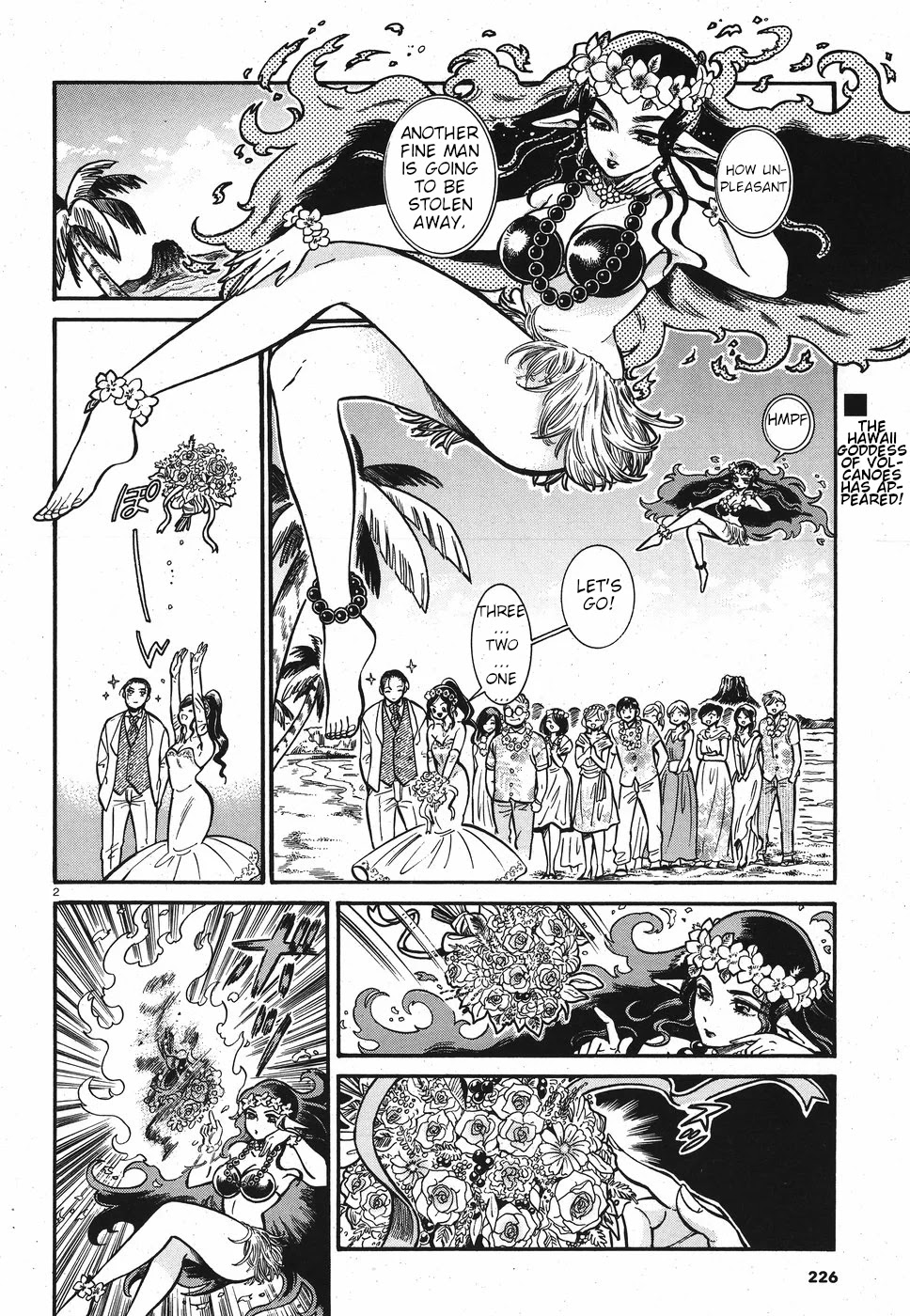 Beni Tsubaki Chapter 3 page 2 - Chapter 3: Goddess Pele: Hawaii