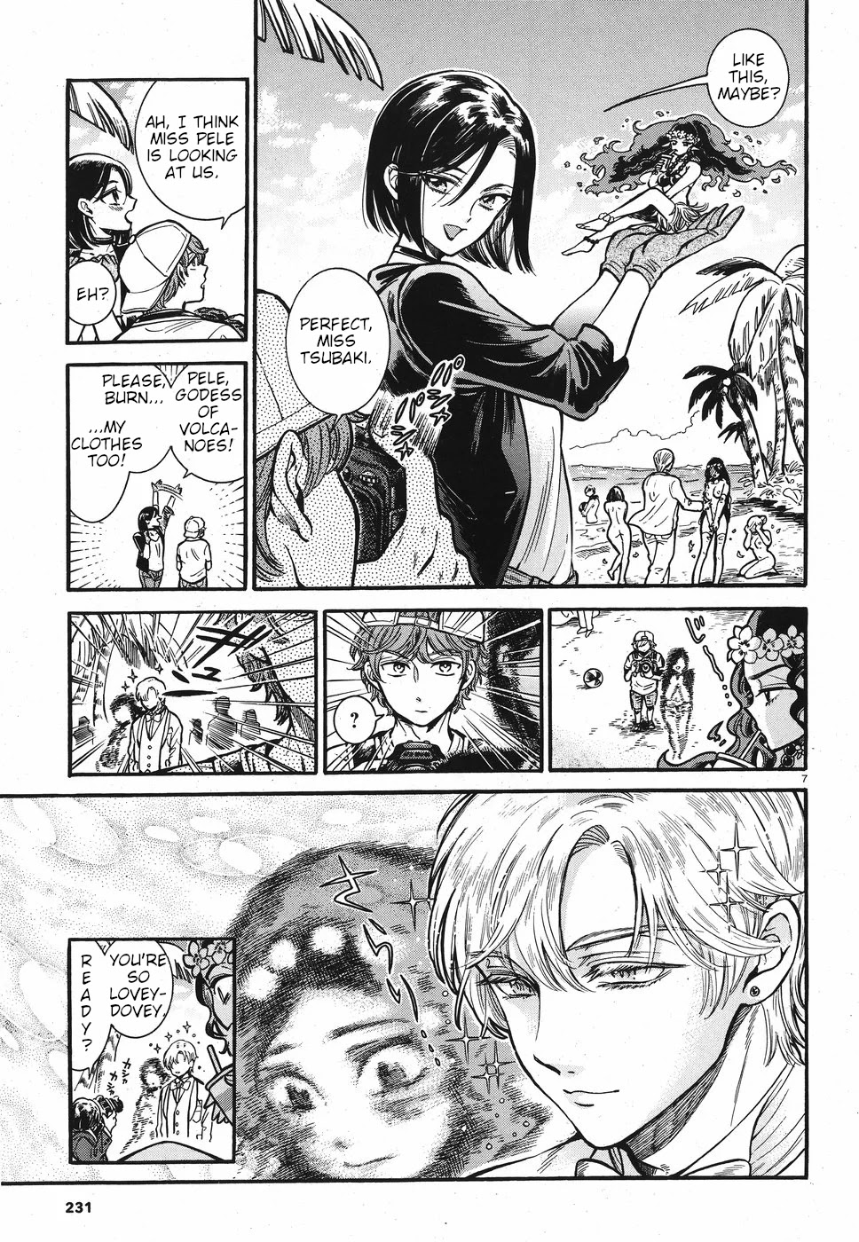 Beni Tsubaki Chapter 3 page 7 - Chapter 3: Goddess Pele: Hawaii