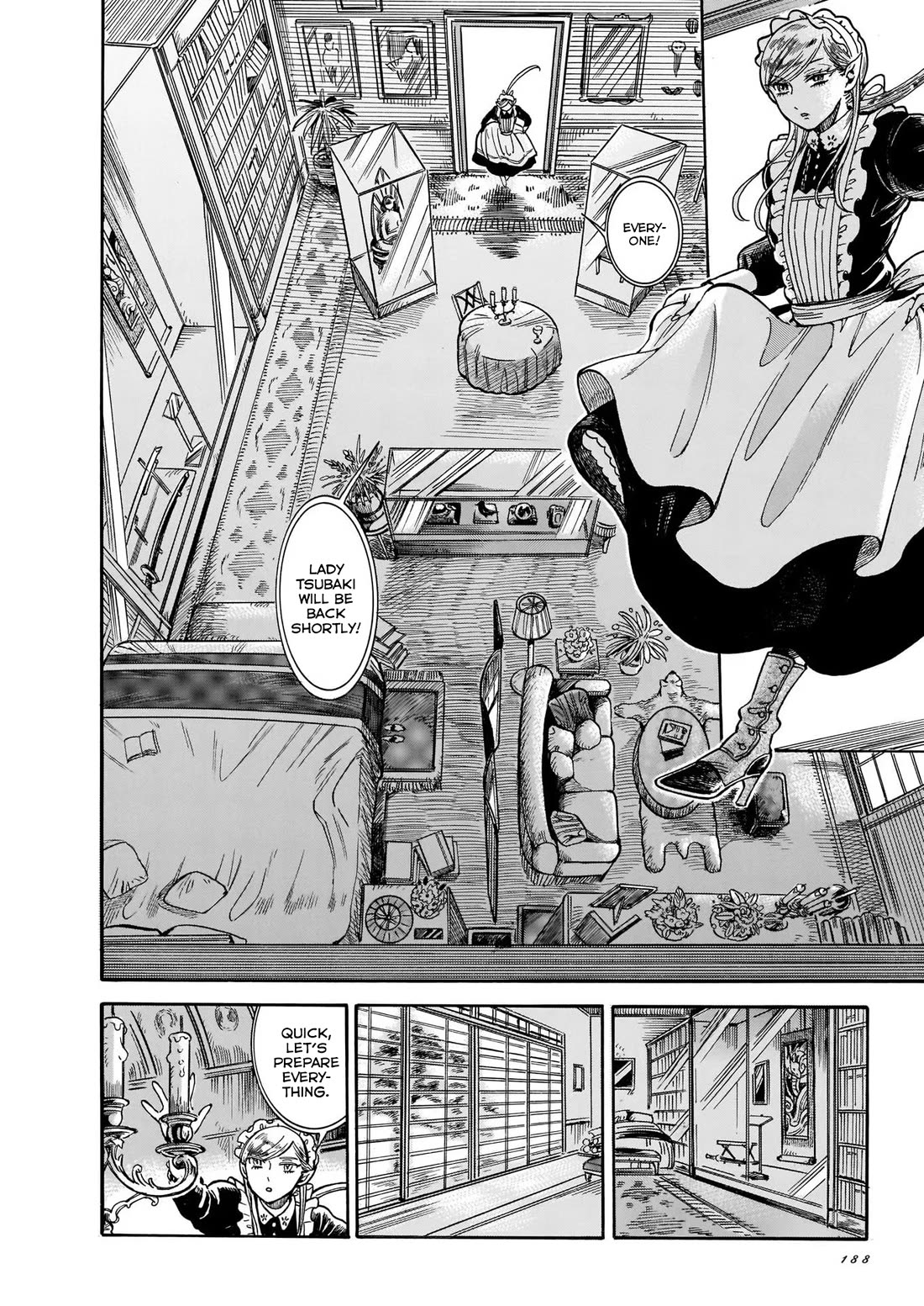Beni Tsubaki Chapter 8 page 2 - Chapter 8: Silky: Kisshouin Mansion