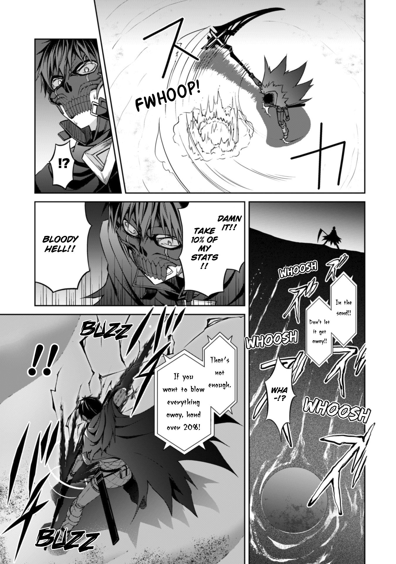 Berserk of Gluttony Chapter 15 page 10 - Chapter 15: The Stout Arm That Surrounds The Sand
