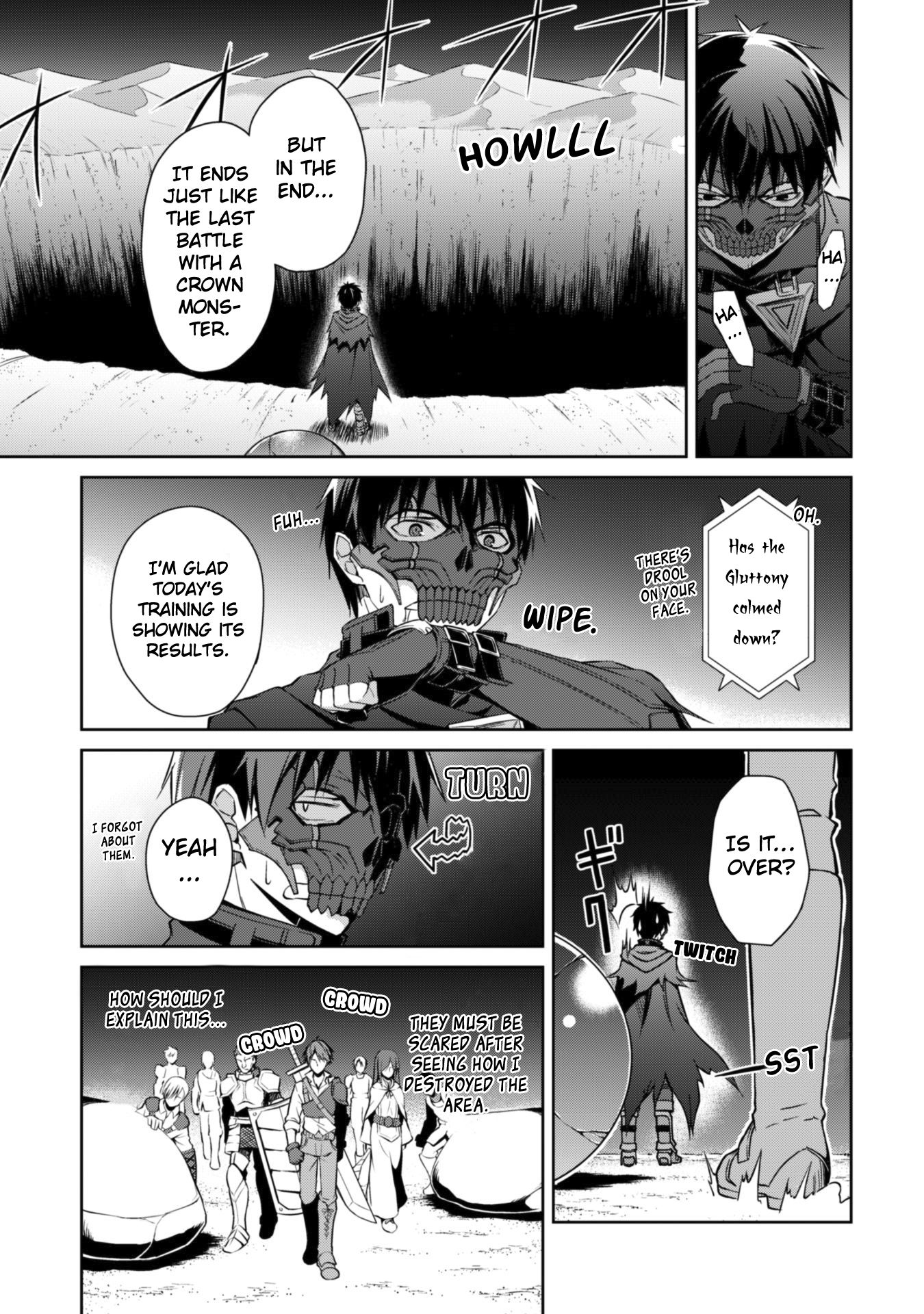 Berserk of Gluttony Chapter 15 page 13 - Chapter 15: The Stout Arm That Surrounds The Sand