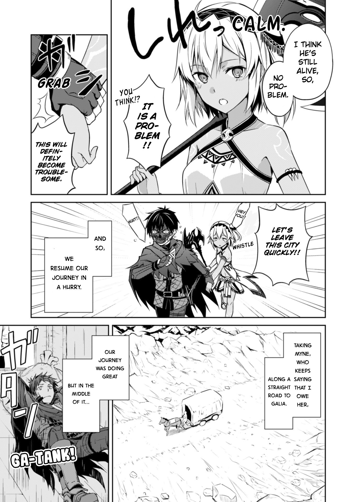 Berserk of Gluttony Chapter 15 page 27 - Chapter 15: The Stout Arm That Surrounds The Sand