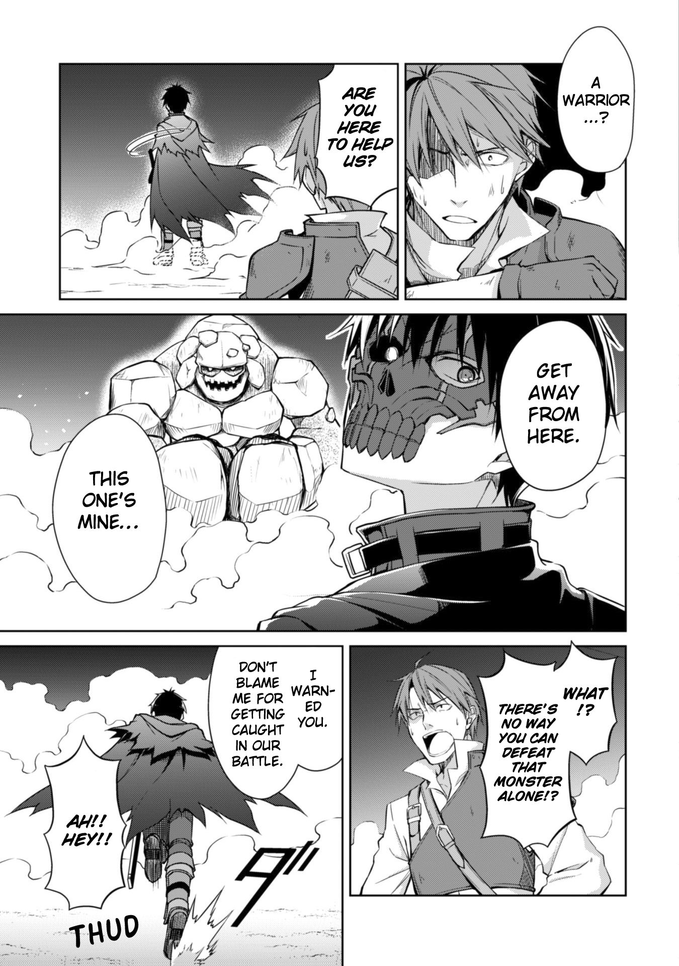Berserk of Gluttony Chapter 15 page 4 - Chapter 15: The Stout Arm That Surrounds The Sand