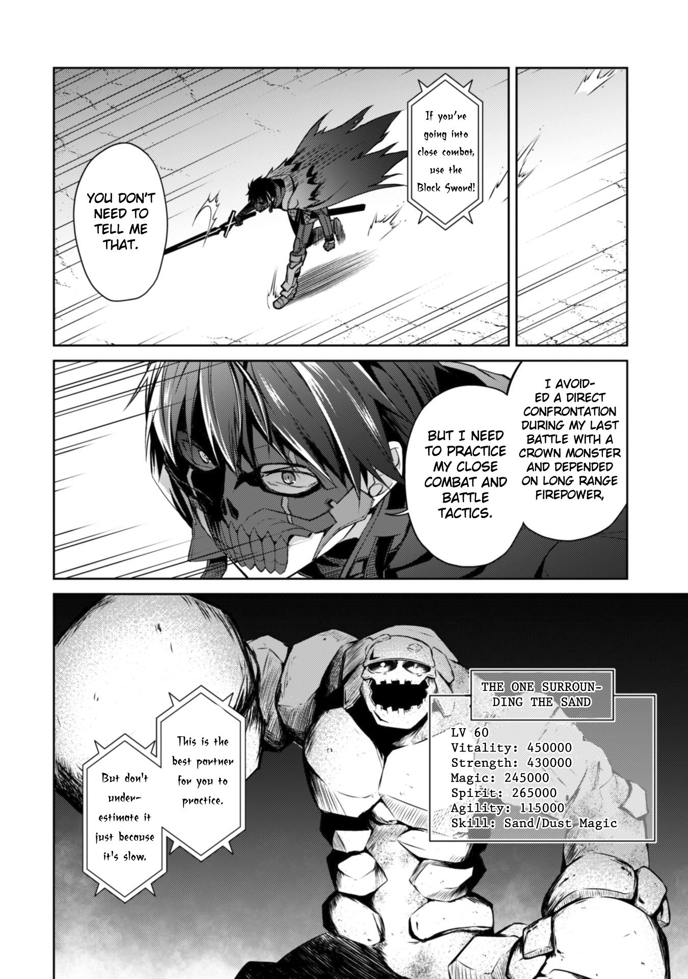 Berserk of Gluttony Chapter 15 page 5 - Chapter 15: The Stout Arm That Surrounds The Sand