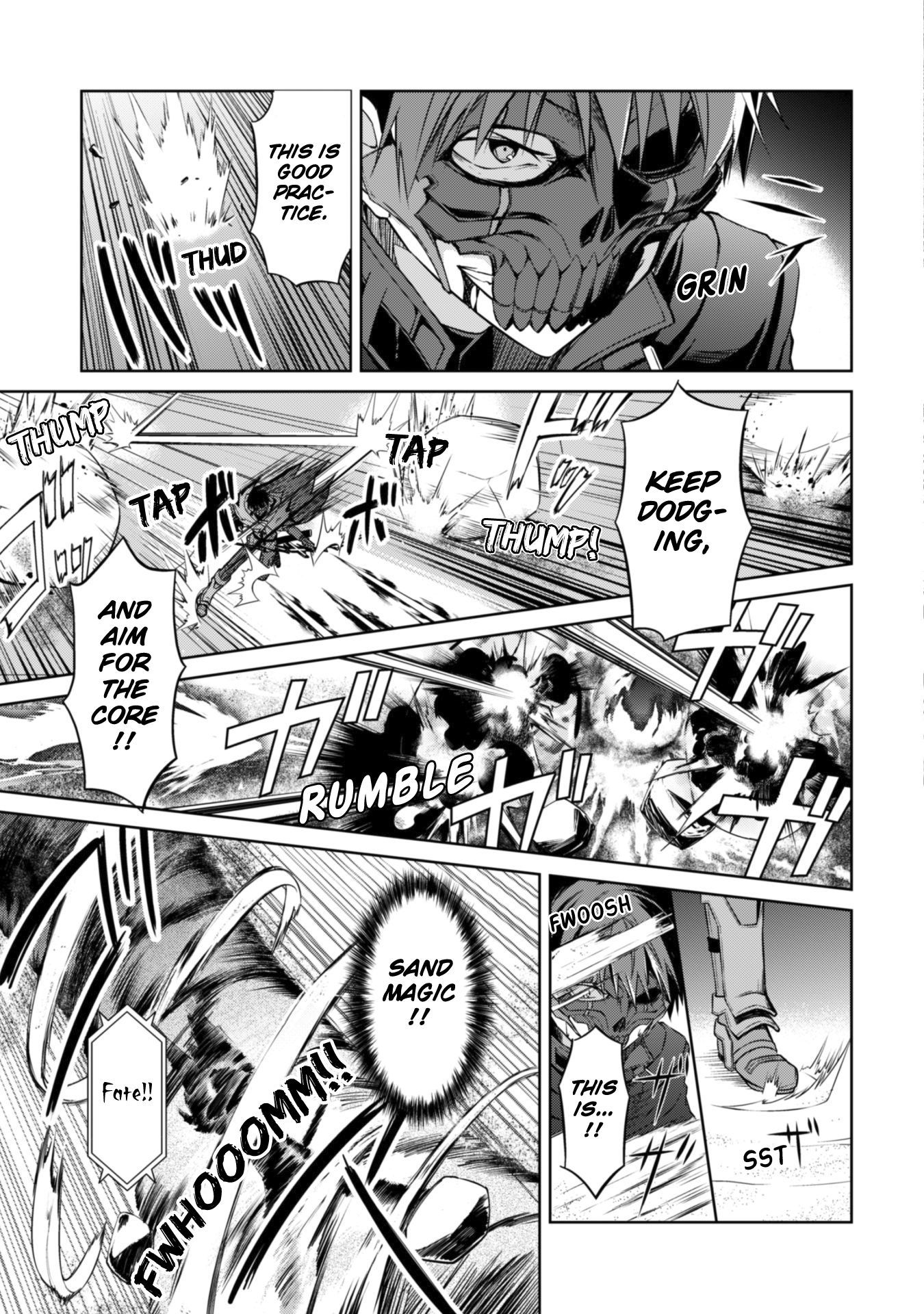 Berserk of Gluttony Chapter 15 page 8 - Chapter 15: The Stout Arm That Surrounds The Sand